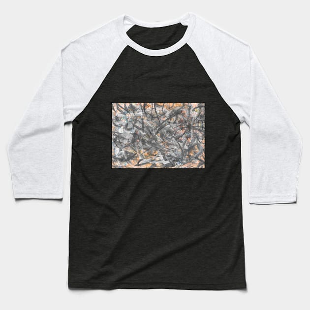 Texture - 345 Baseball T-Shirt by walter festuccia